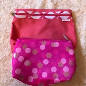 Lot of 2 Clinique Makeup Bags